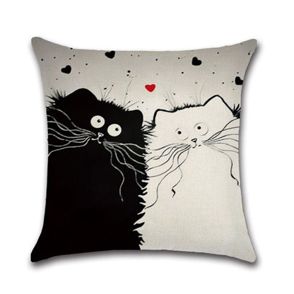 Meow Meow Cushion Covers (BLACKLIST)