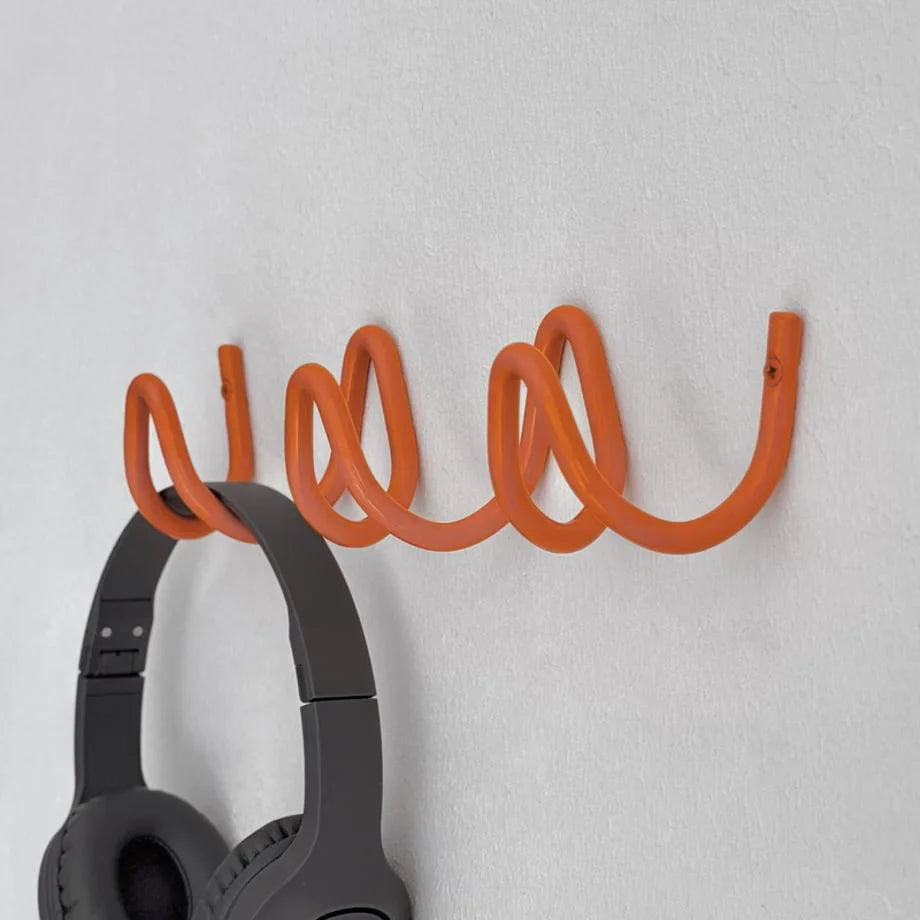 Wavy Coil Metal Wall Hook