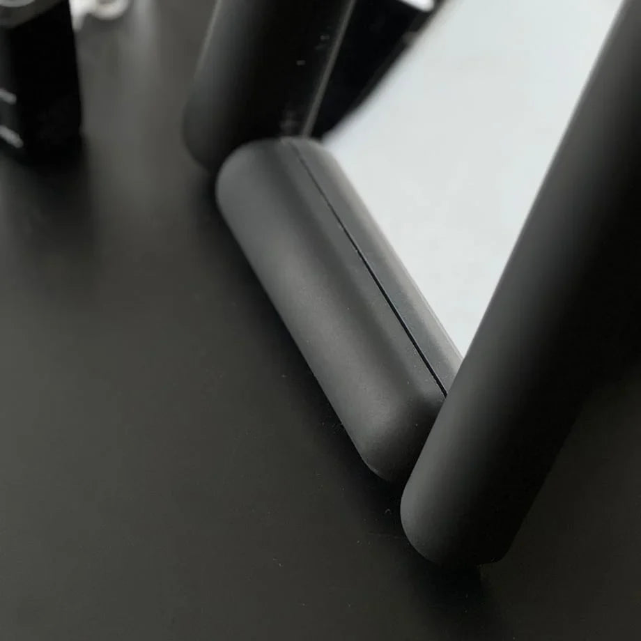 Smooth Pill-Shaped Melamine Desktop Mirror
