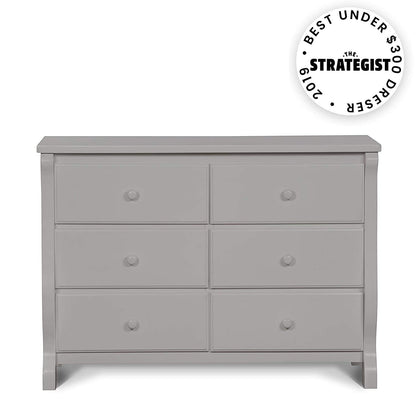 Universal 6 Drawer Dresser, Greenguard Gold Certified, Grey Baby Products Changing & Dressing Chests & Dressers Furniture Nursery