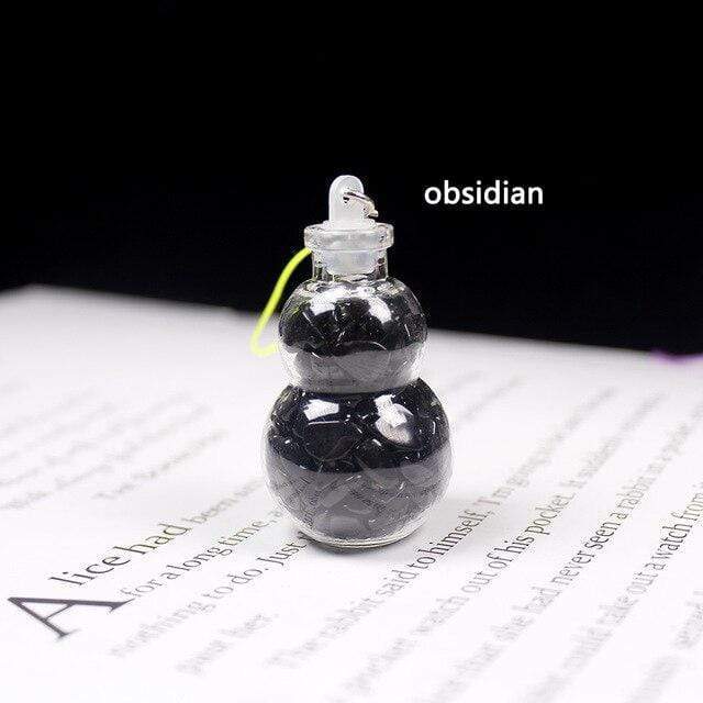 1pc Natural Crystal Wishing Bottle