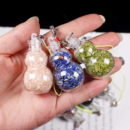 1pc Natural Crystal Wishing Bottle