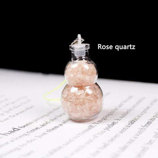 1pc Natural Crystal Wishing Bottle