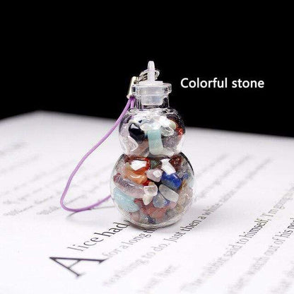 1pc Natural Crystal Wishing Bottle