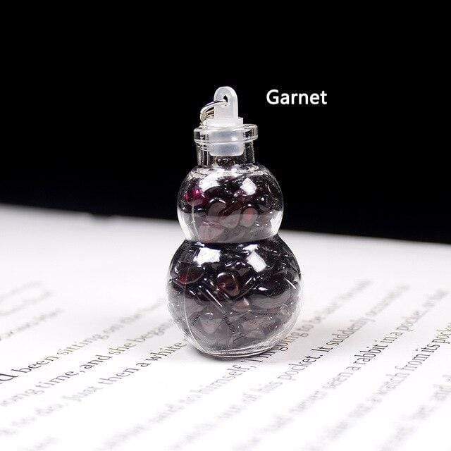 1pc Natural Crystal Wishing Bottle