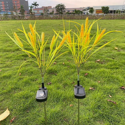 2 Pack Solar Wheat Ears Lights