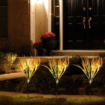 2 Pack Solar Wheat Ears Lights