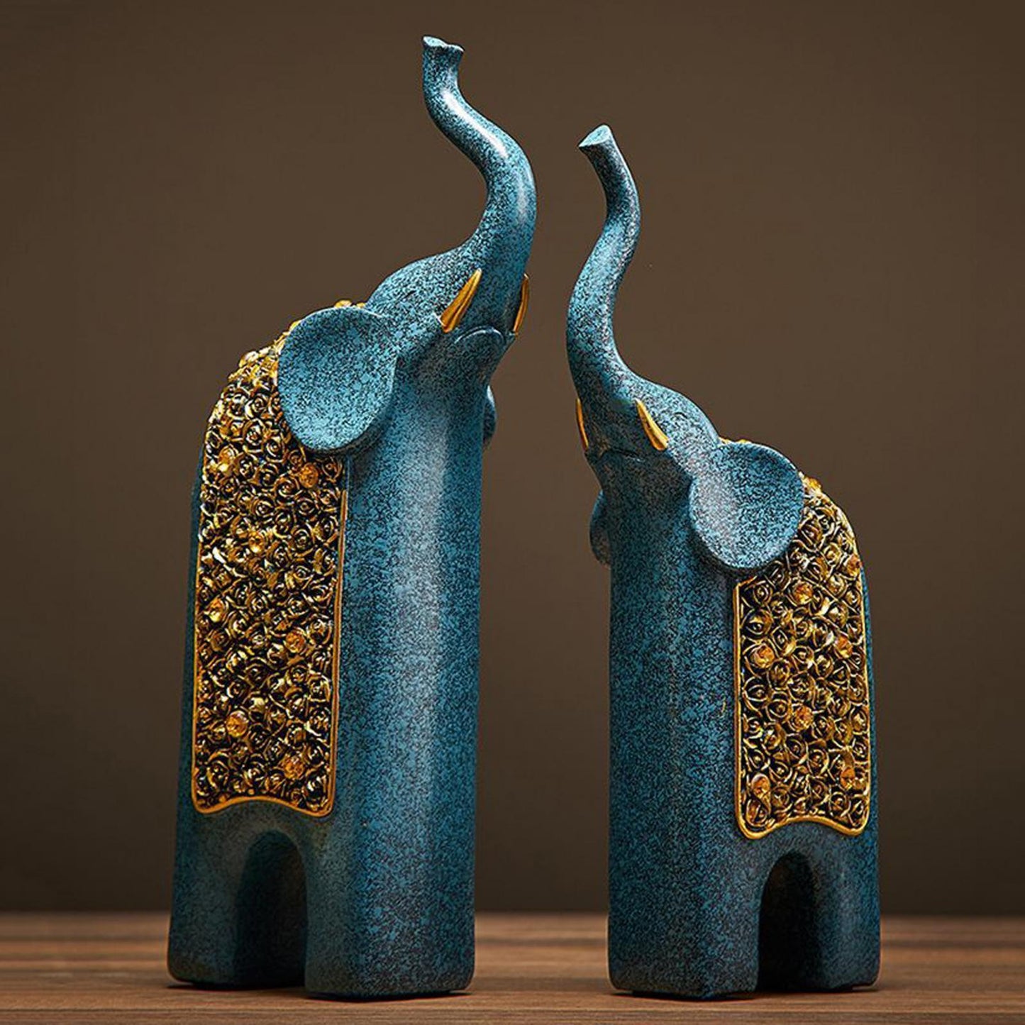 Elephantine Expression Sculpture (2pcs)