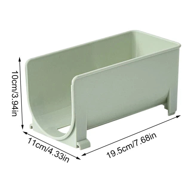 2-Tier Rolling Transparent Organizer Holder