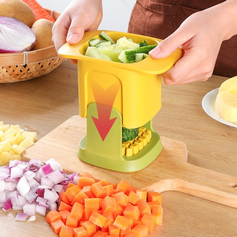 2-in-1 Vegetable Chopper Dicing & Slitting