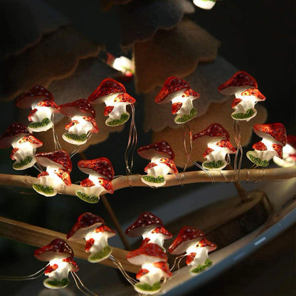 Mushroom Fairy String Lights AESTHETIC_Fairycore AESTHETIC_Mushroom SUB CATEGORY_String Lights