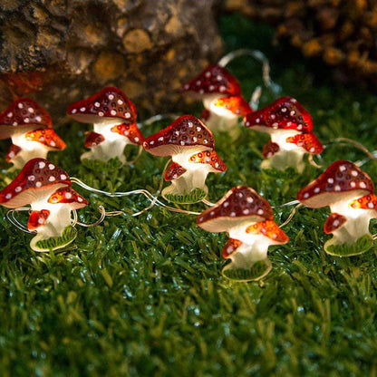 Mushroom Fairy String Lights AESTHETIC_Fairycore AESTHETIC_Mushroom SUB CATEGORY_String Lights