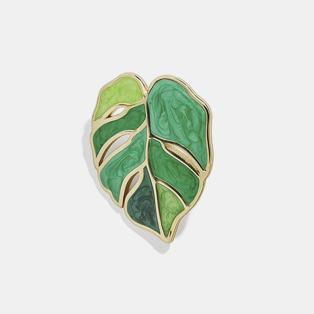 Monstera Leaf Earrings