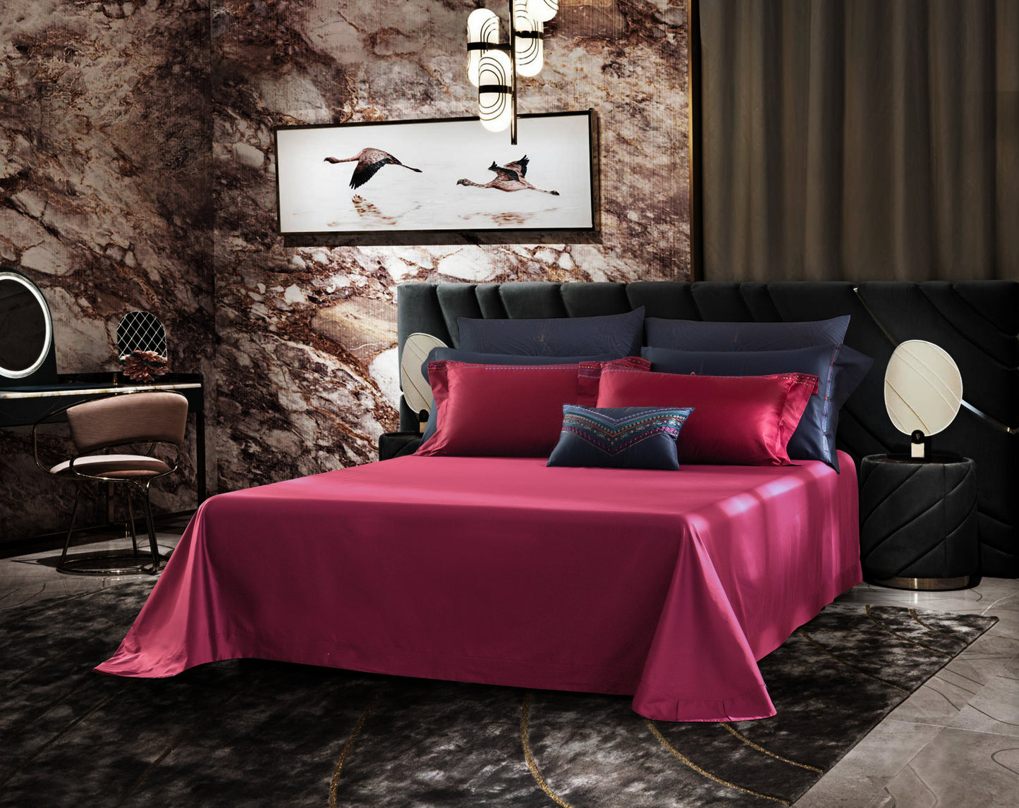 Clennet Regal Embroidery Luxury Egyptian Cotton Bedding Set