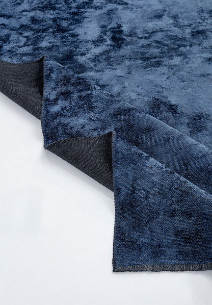 Plain Navy Blue Rug