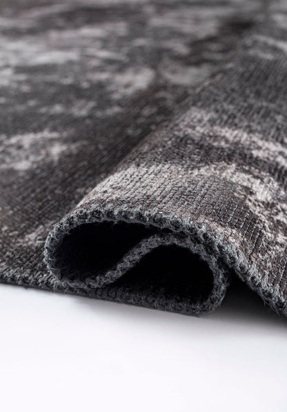 Plain Charcoal Rug
