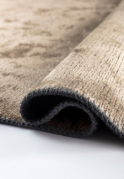 Plain Dark Beige Rug