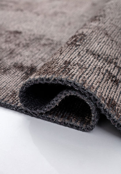 Plain Dark Grey Rug