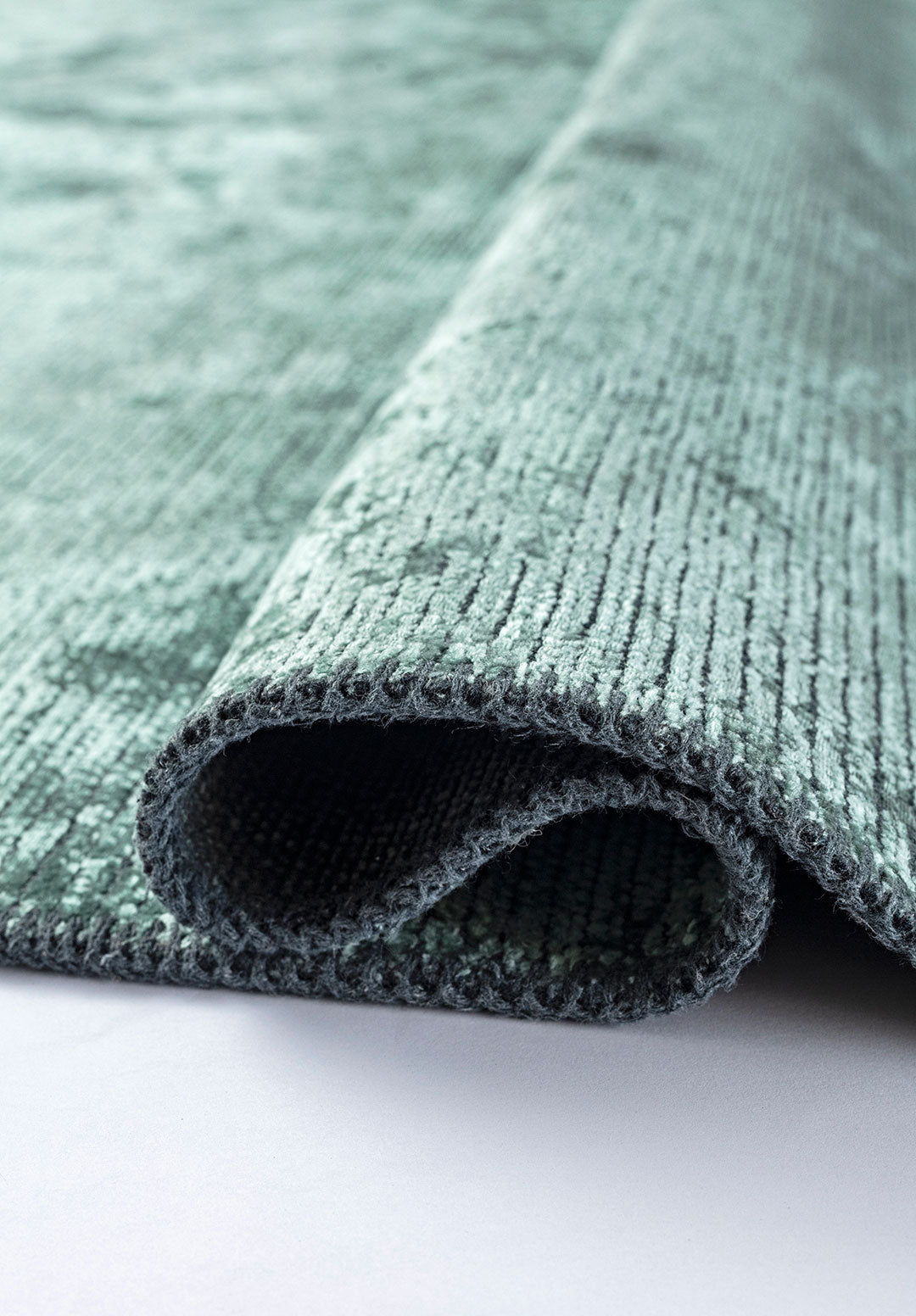 Plain River Green Rug