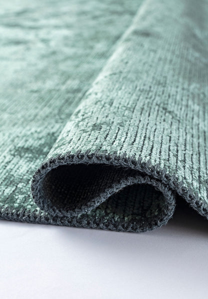 Plain River Green Rug