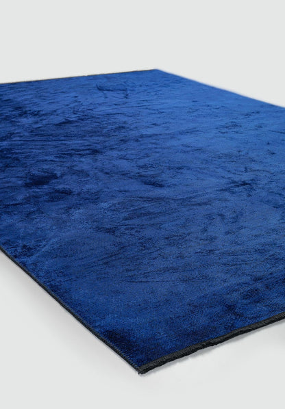 Plain Sapphire Blue Rug