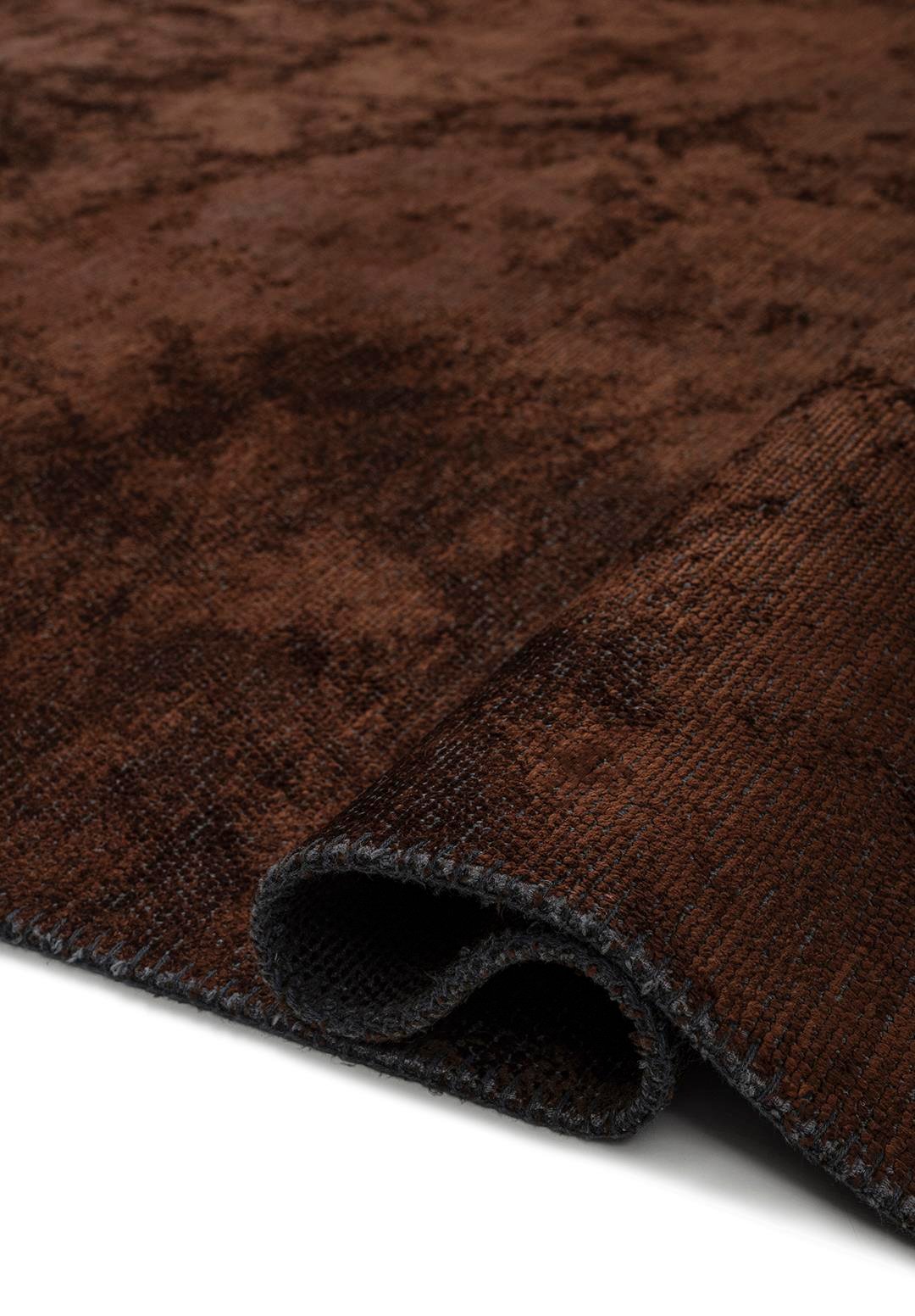 Plain Dark Brown Rug