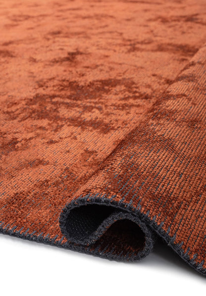 Plain Rust Rug
