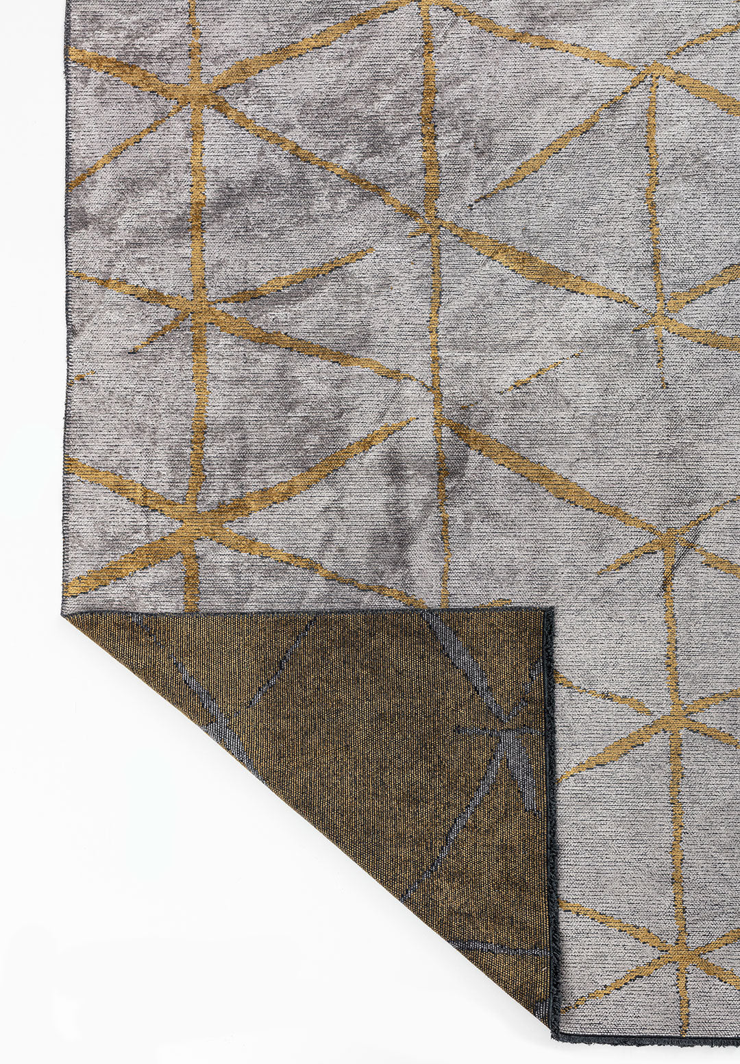 Palermo Yellow - Light Grey Rug