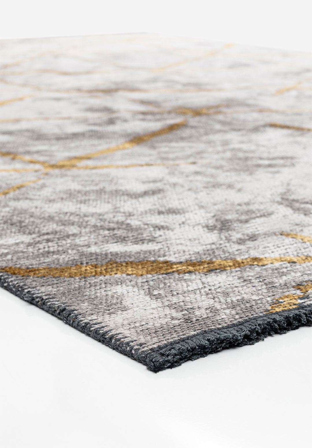 Palermo Yellow - Light Grey Rug