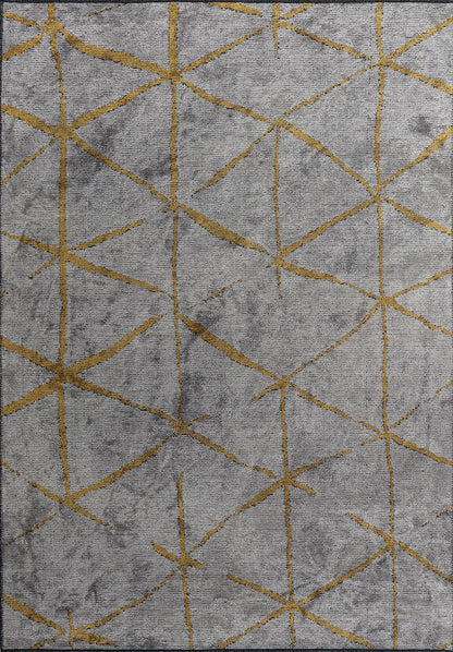 Palermo Yellow - Light Grey Rug