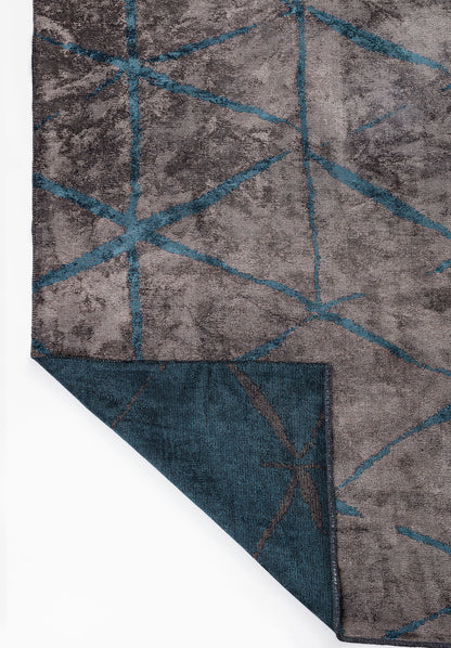 Palermo Petrol - Dark Grey Rug