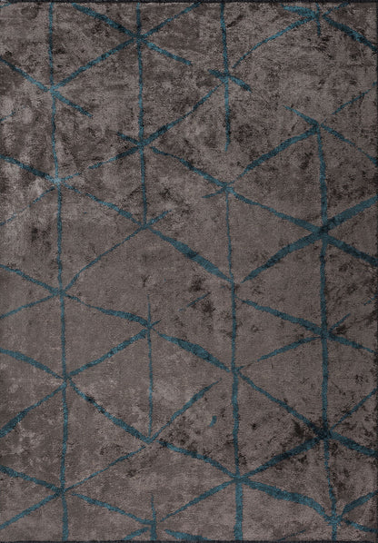 Palermo Petrol - Dark Grey Rug