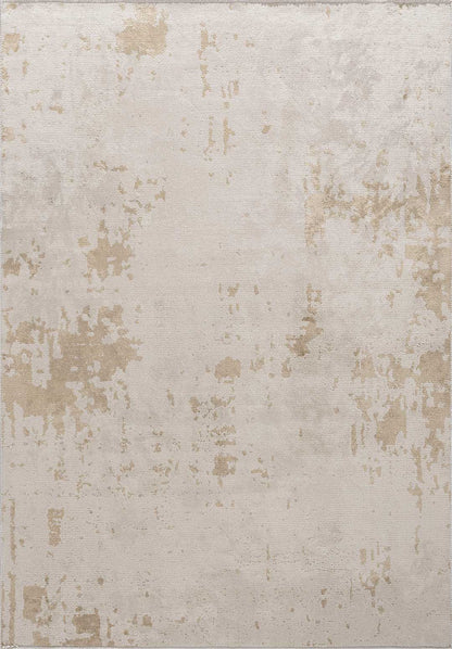 Verona Beige - White Rug