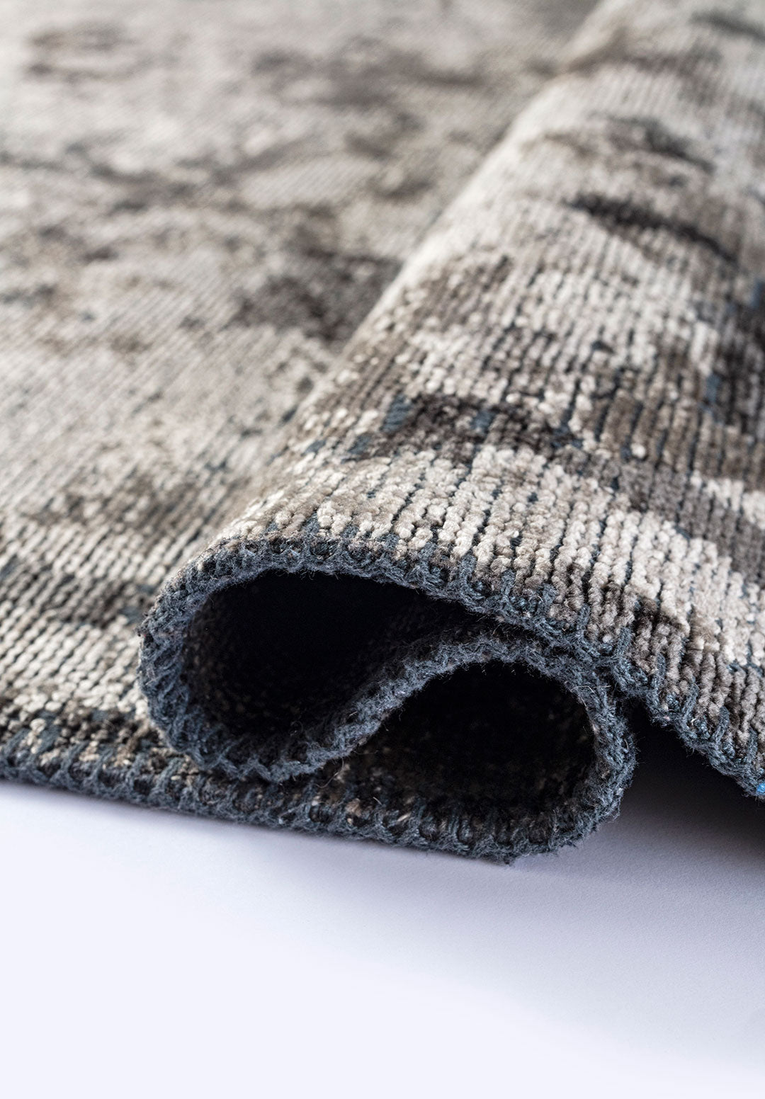 Verona Anthracite - Beige Rug