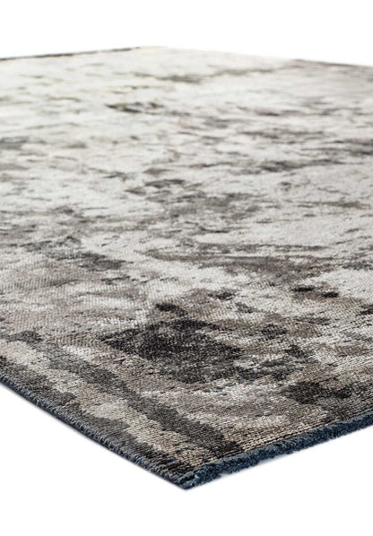 Verona Anthracite - Beige Rug