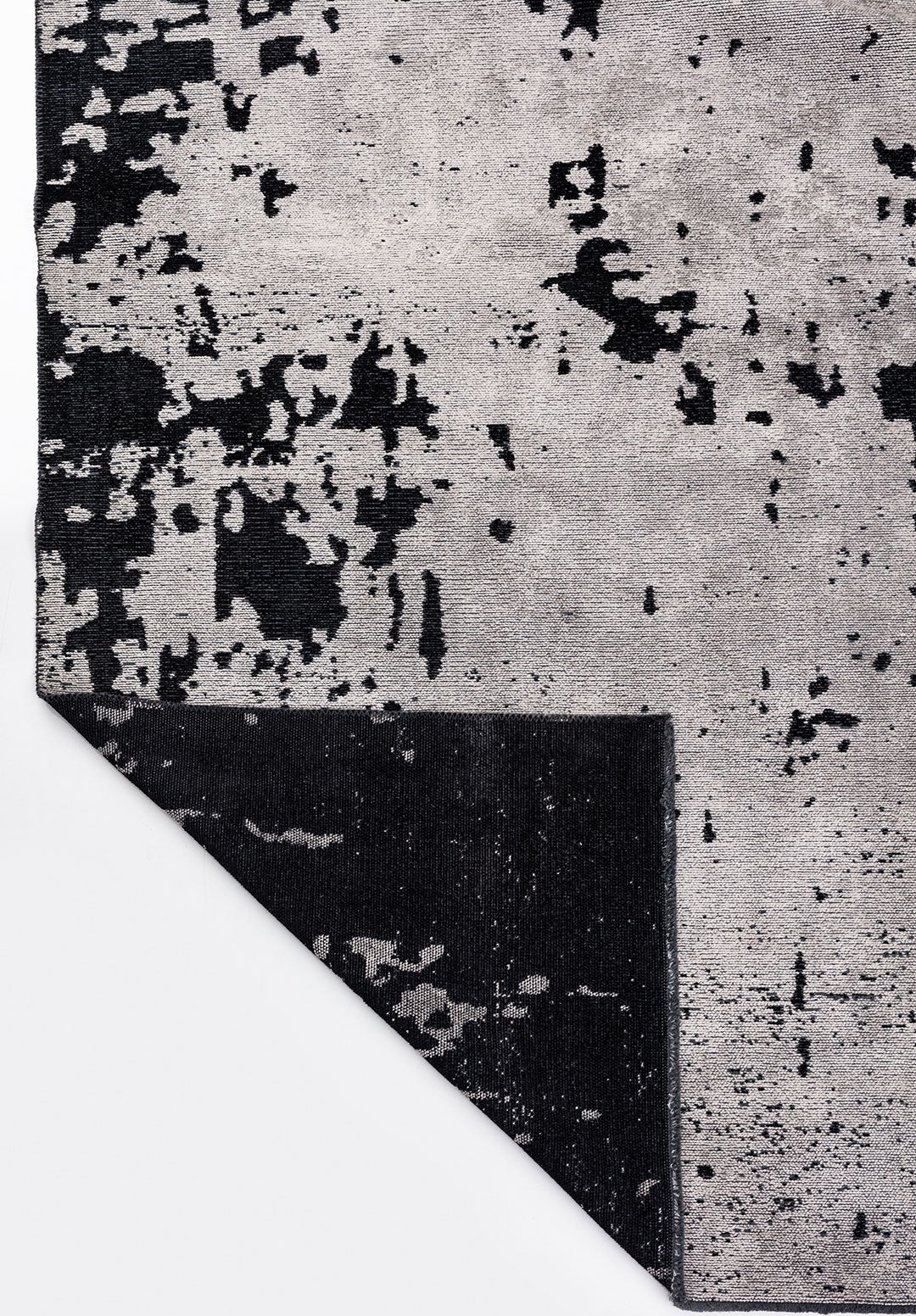 Verona Matte Black - Light Grey Rug