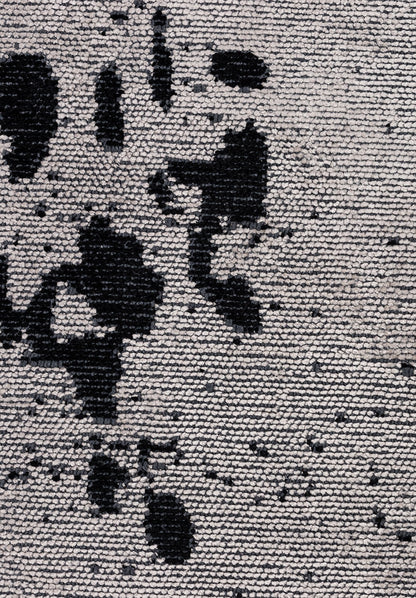 Verona Matte Black - Light Grey Rug