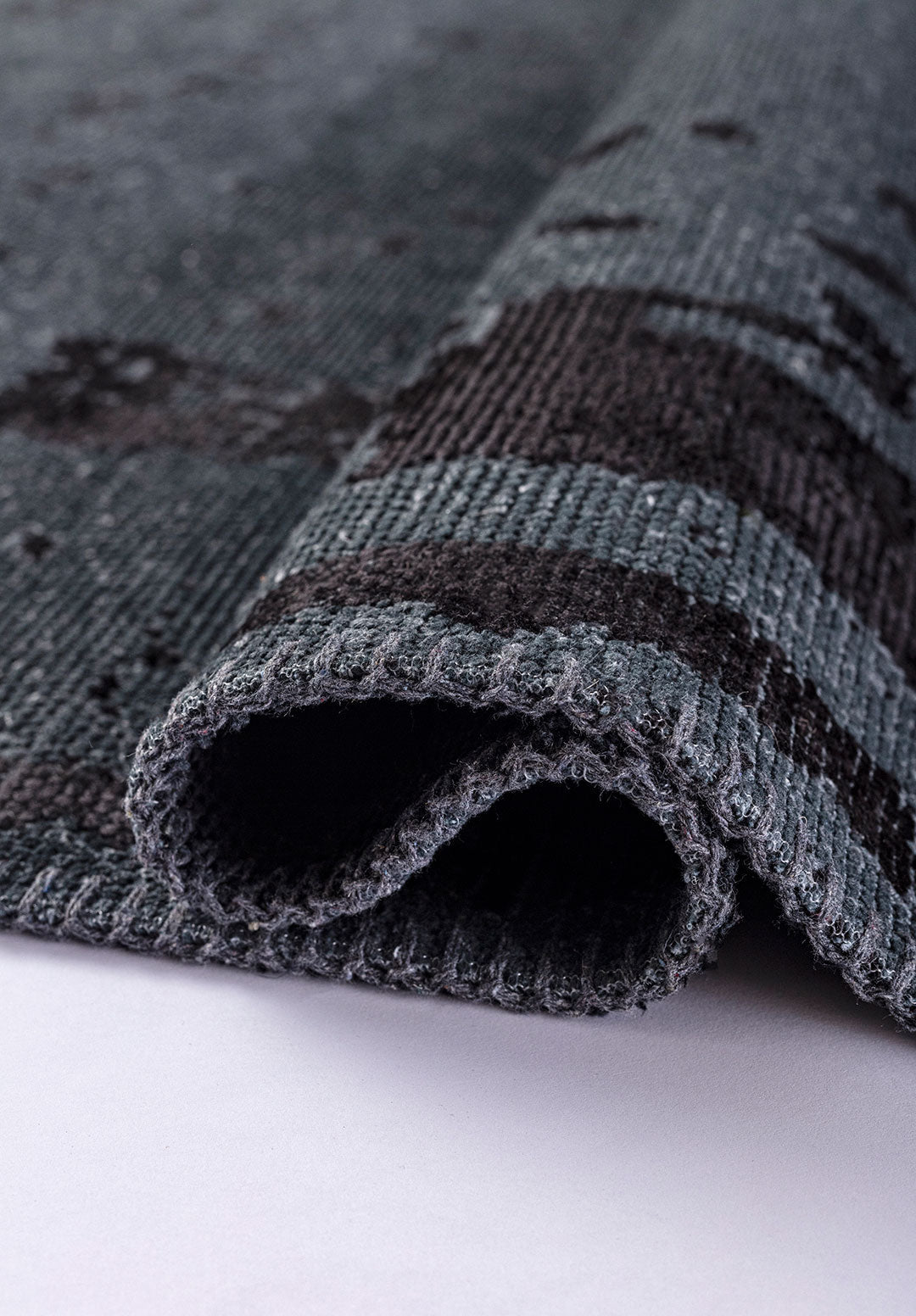 Verona Black - Matte Black Rug