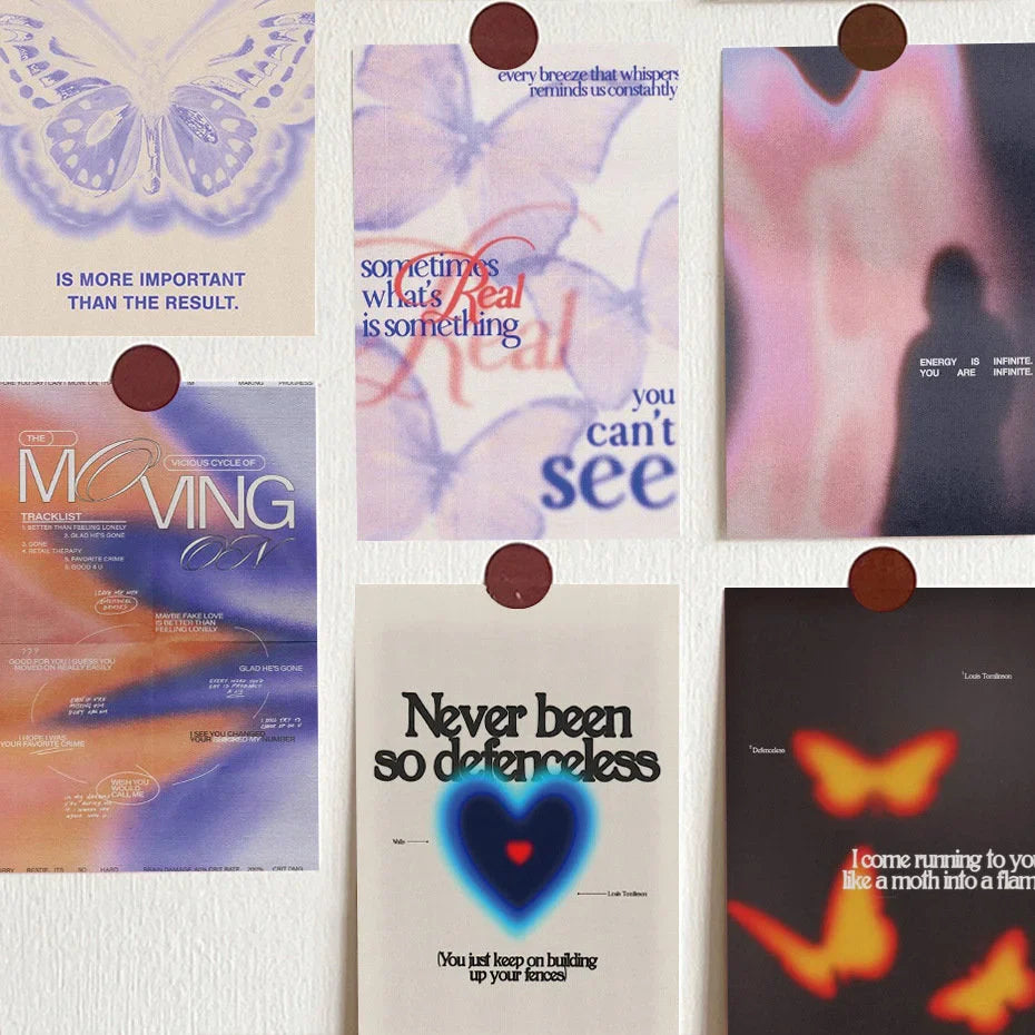 Grainy Gradient Aura Wall Collage Kit