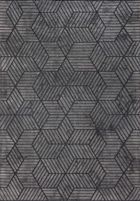 Bergamo Grey Rug area carpet area rug carpet Color_Grey Crystal Material_Cotton & Viscose