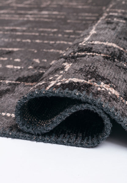 Pisa Copper - Charcoal Rug
