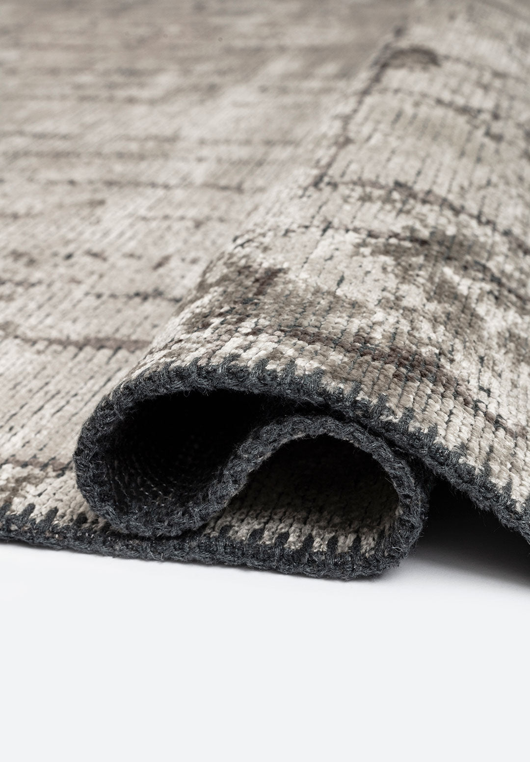 Pisa Dark Grey - Cream Rug