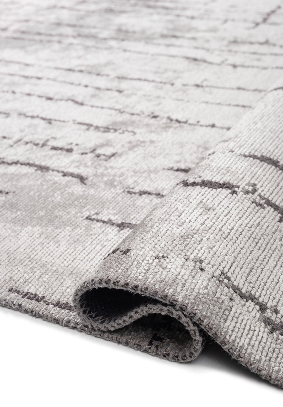Pisa Charcoal - Light Grey Rug