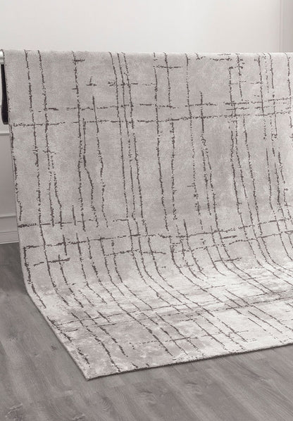 Pisa Charcoal - Light Grey Rug