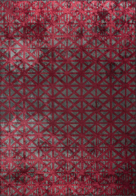 Torino Anthracite - Red Rug