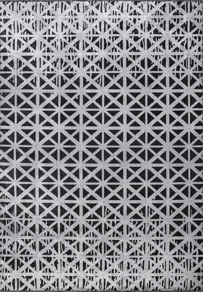 Torino Black - Light Grey Rug
