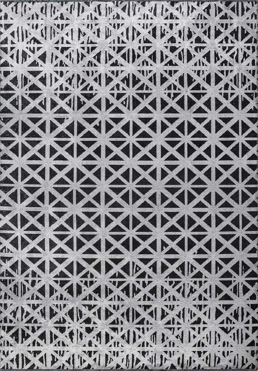 Torino Black - Light Grey Rug