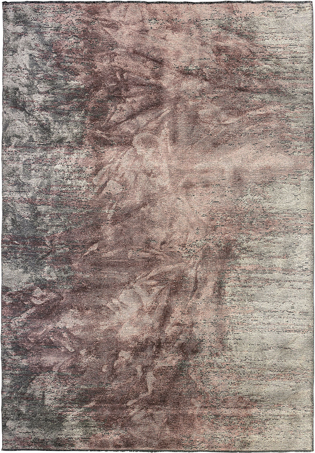 Stream Light Grey - Damson Rug