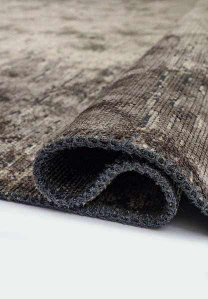 Stream Dark Grey - Beige Rug