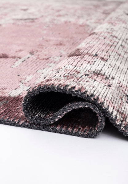 Milan Light Grey - Damson Rug